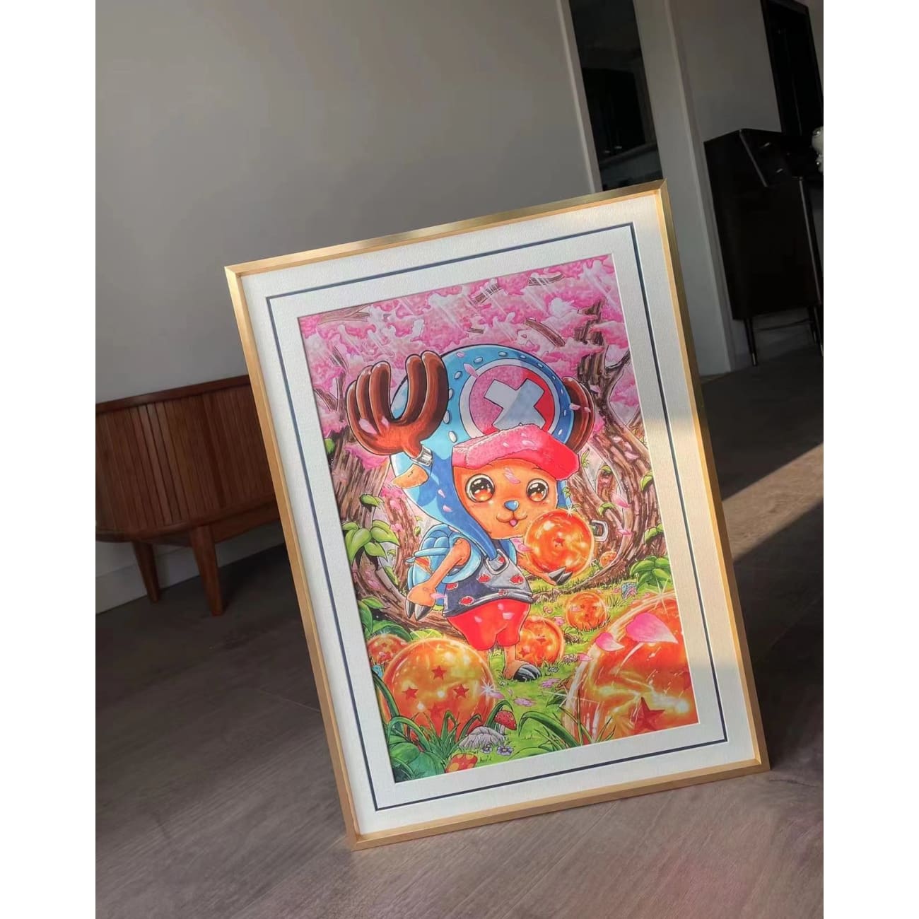 Tony Tony Chopper Illustration Drawing Poster Frame