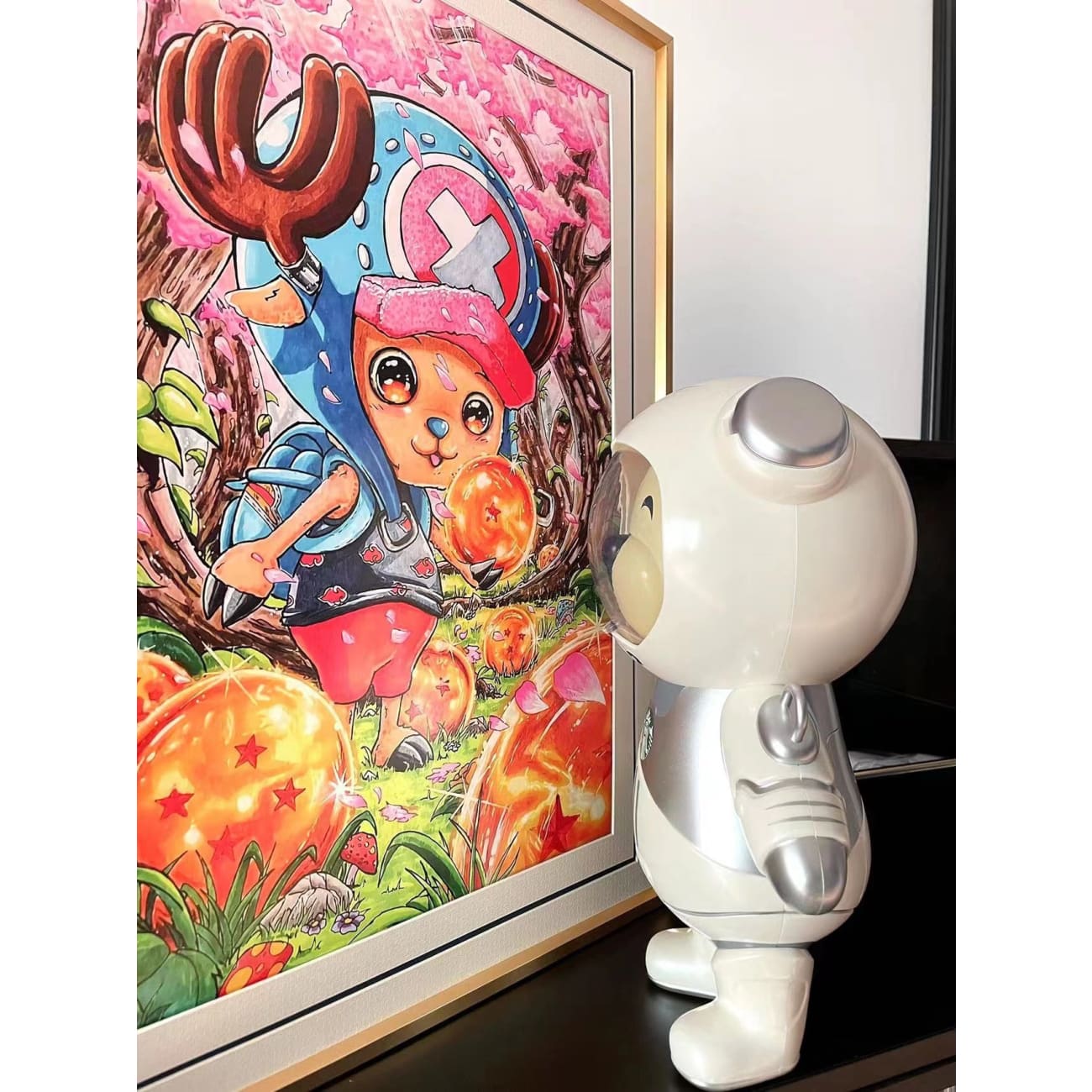 Tony tony chopper illustration drawing poster frame