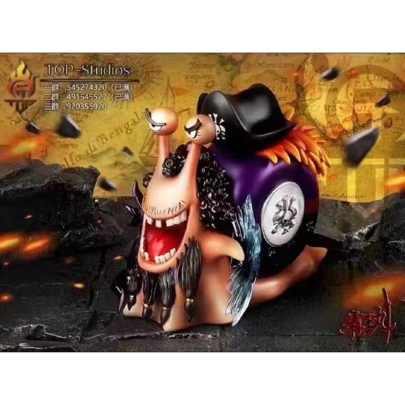 Top studio - Black Beard Den Den Mushi 
