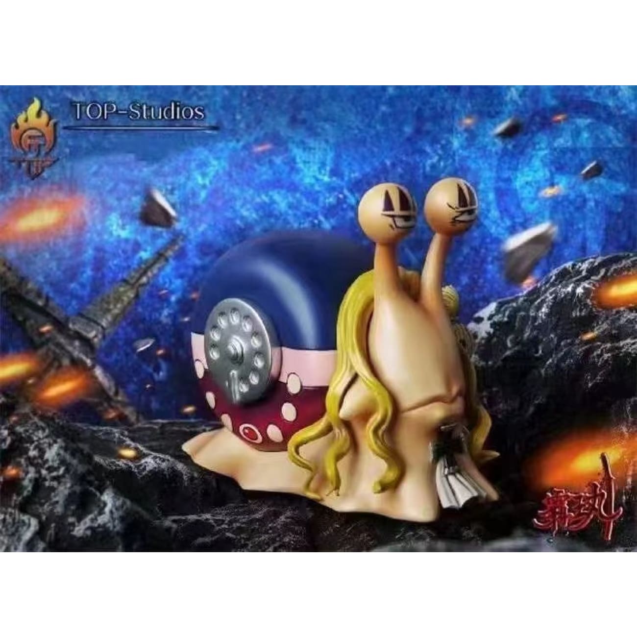 Top Studios - Den Den Mushi Eustass Kid/ Rob Lucci/ Shiki/
