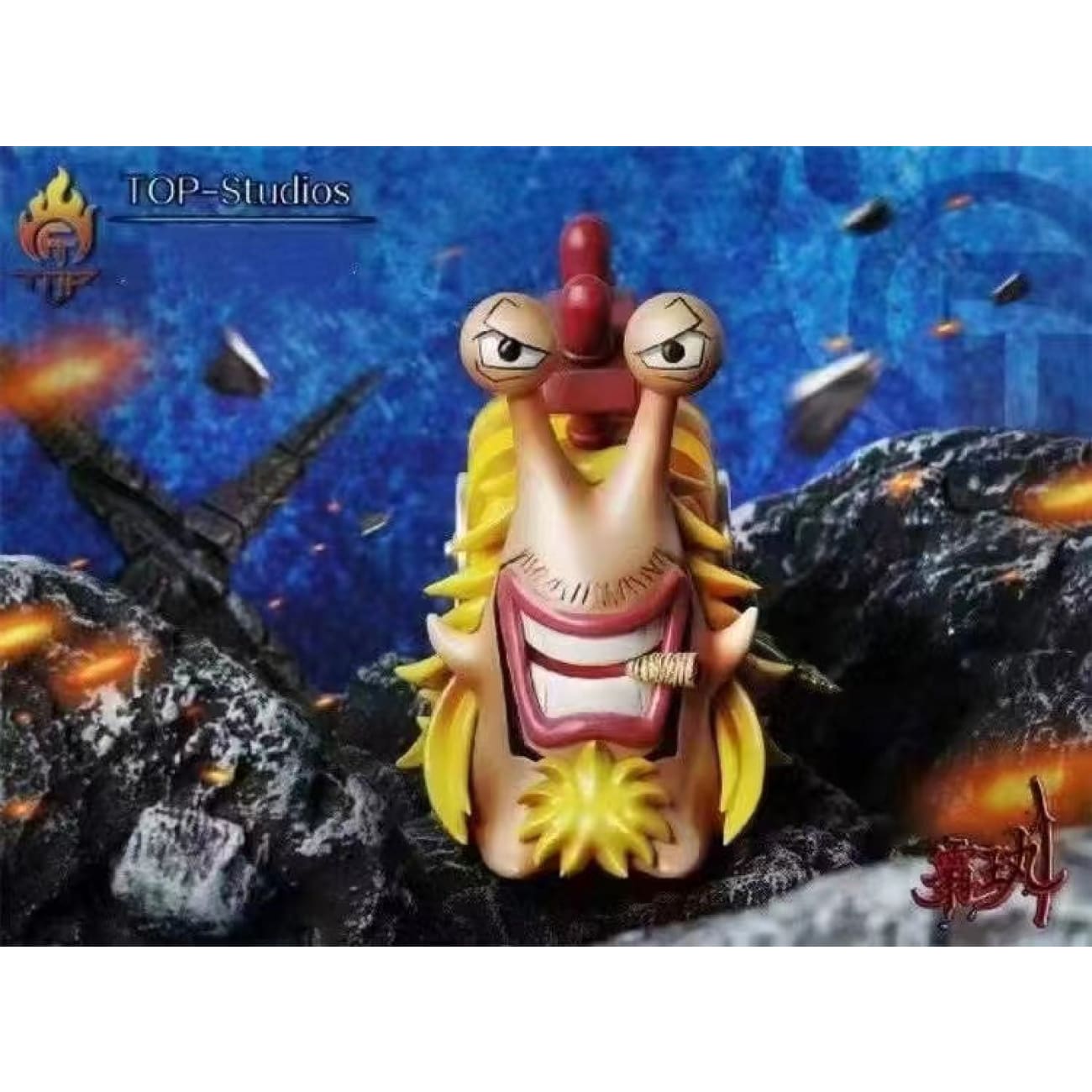 Top Studios - Den Den Mushi Eustass Kid/ Rob Lucci/ Shiki/