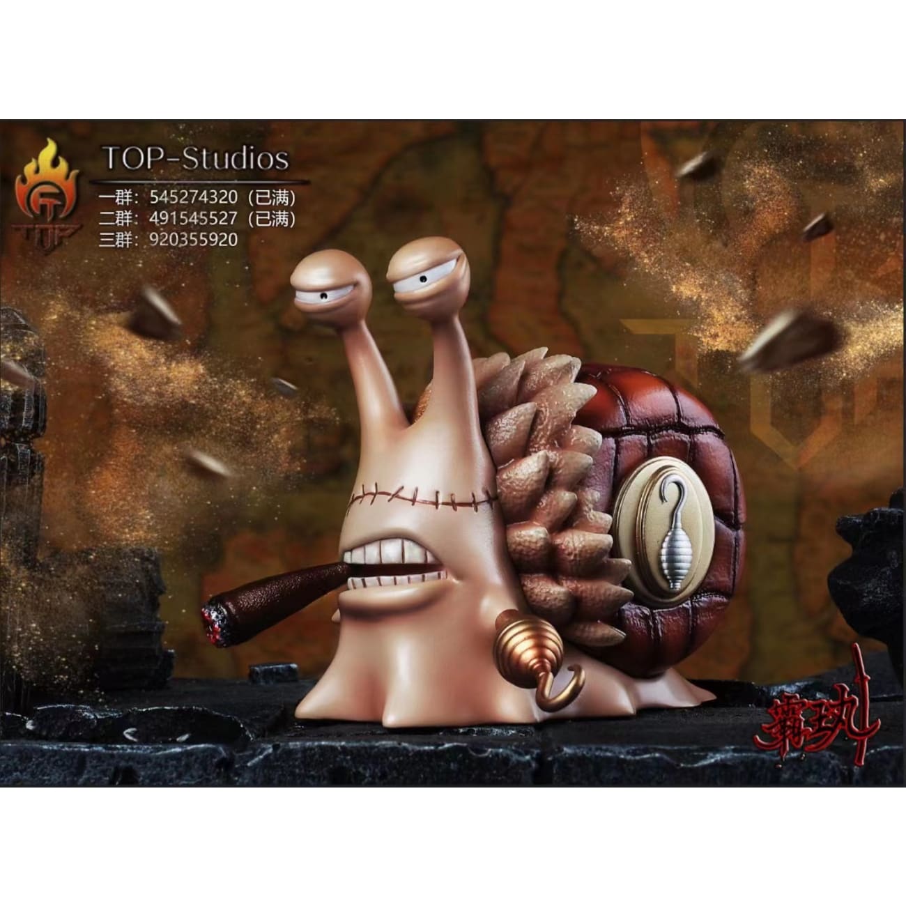 TOP Studios - Sir Crocodile / Buggy / Gekko Moria Den Den Mushi
