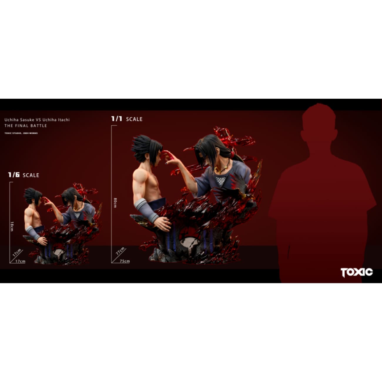 Toxic Studio - Sasuke Uchiha vs Itachi Uchiha Final Battle Bust [2 Variants]