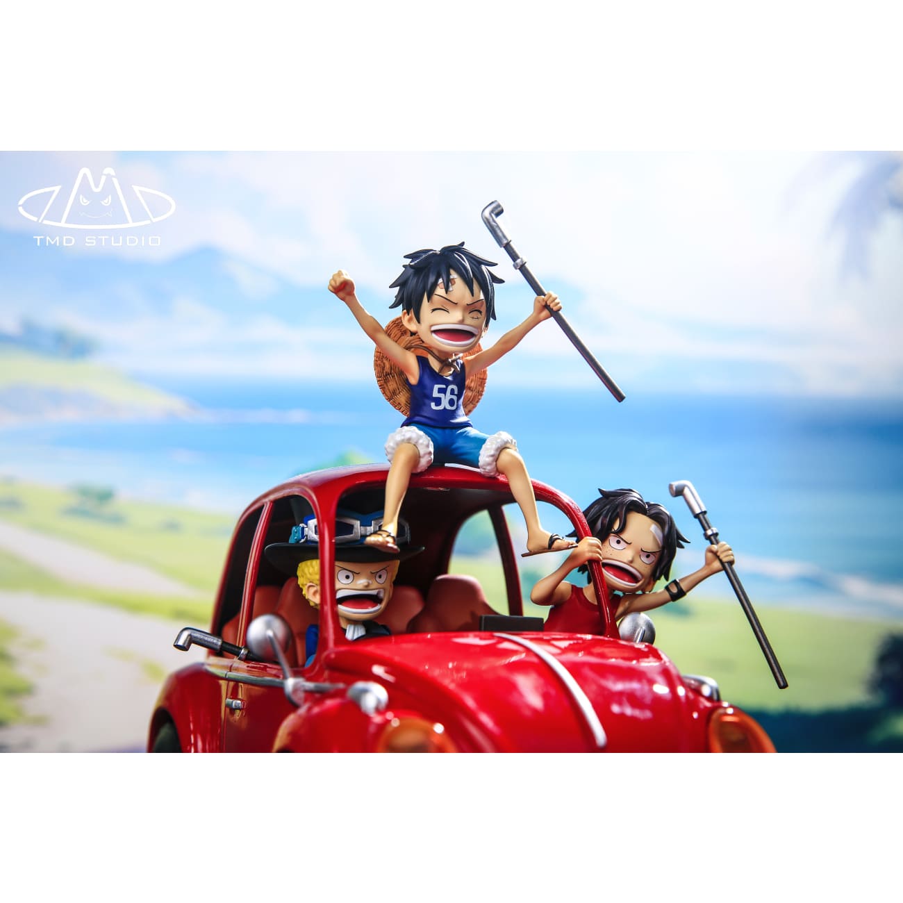 Toy's My Dream Studio / TMD Studio - ASL Brothers Portgas D. Ace & Sabo & Monkey D. Luffy [2 Variants]