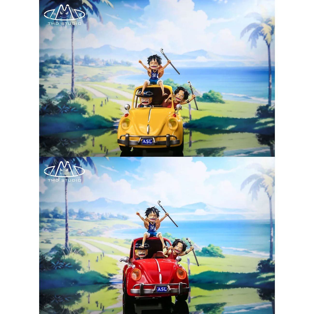 Toy's My Dream Studio / TMD Studio - ASL Brothers Portgas D. Ace & Sabo & Monkey D. Luffy [2 Variants]