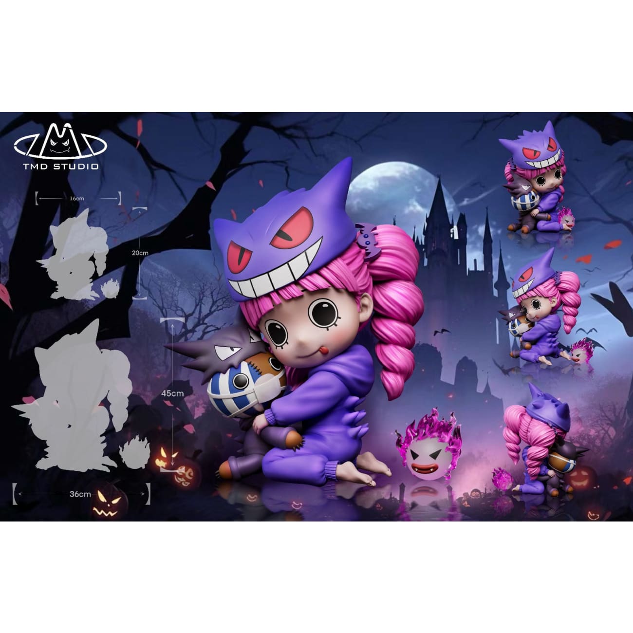 Toy's My Dream Studio / TMD Studio - Perona Cosplay Gengar Chibi Ver. [4 Variants]
