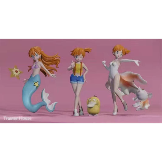 Trainer House  - Misty with Staryu / Goldeen / Psyduck [3 variants]