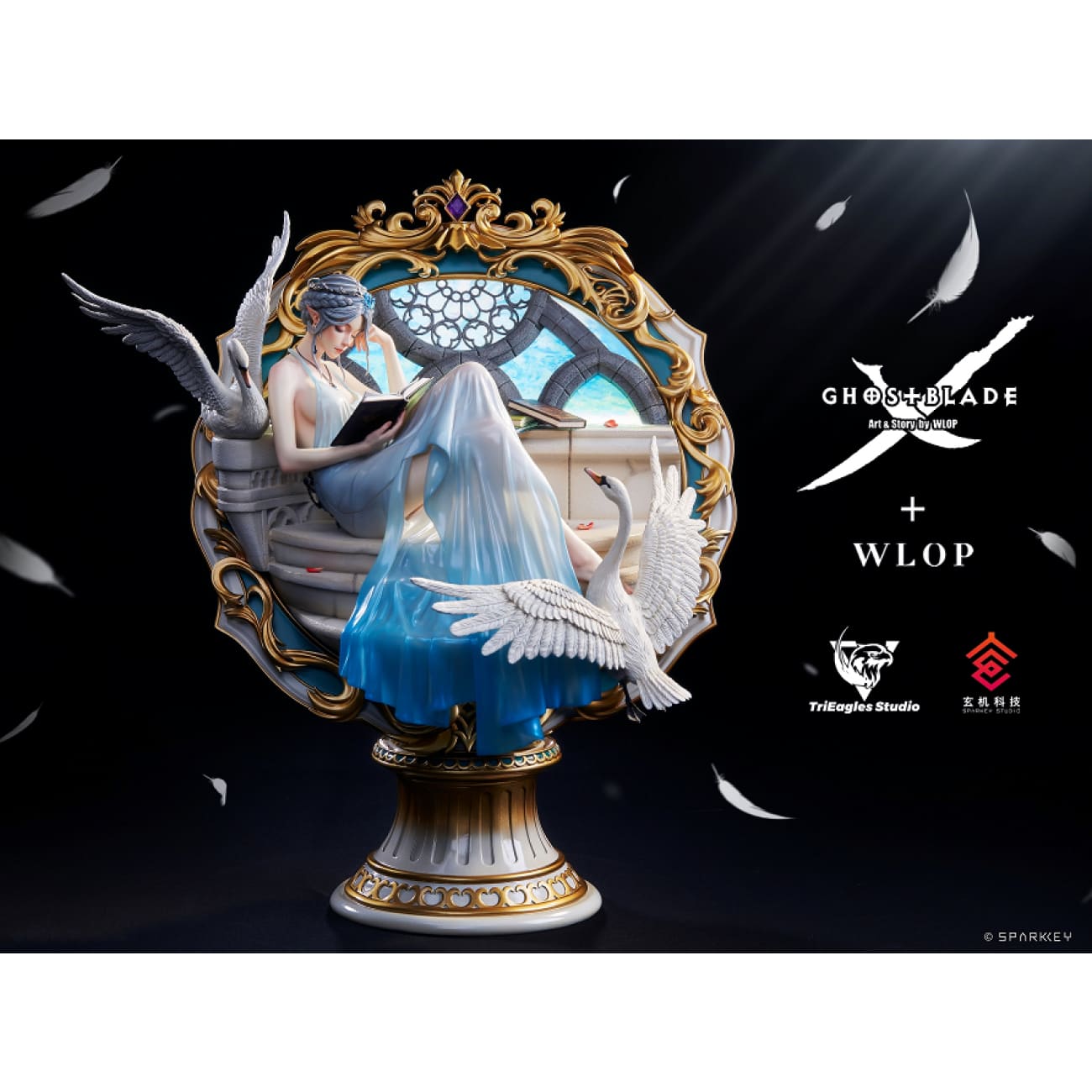 Trieagles Studio X Sparkey Animation Studio X WLOP - Swan [Princess Ice / Yan/ Glace][3 Variants]