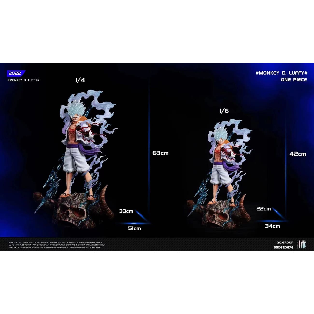 True Studio X Zhuowu Studio - Nika Luffy Gear 5 {4 Variants]