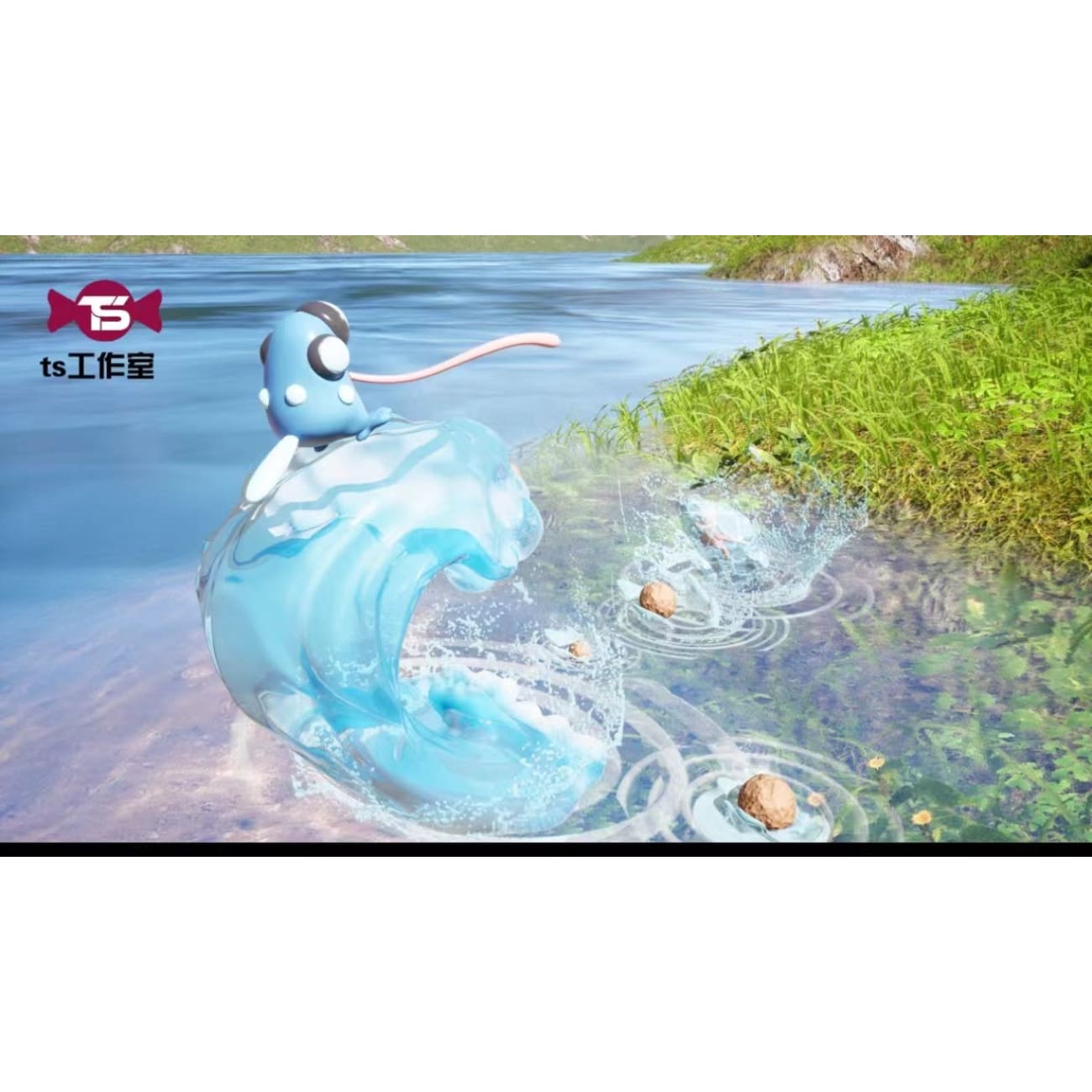 TS Studio - Buizel Aqua Jet / Palpitoad Mud Bomb