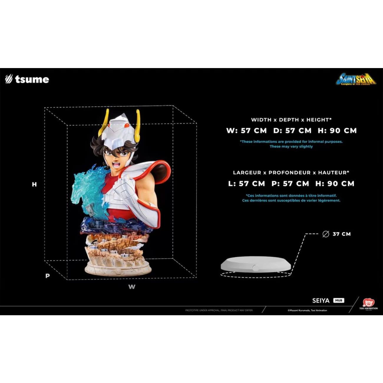 Tsume - Pegasus Seiya Bust