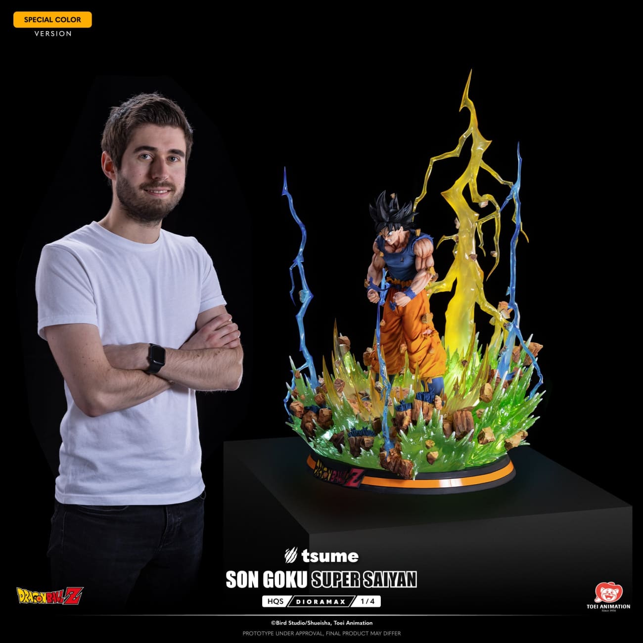 Tsume Studio - Super Saiyan Son Goku HQS Dioramax [Licensed][2 Variants]