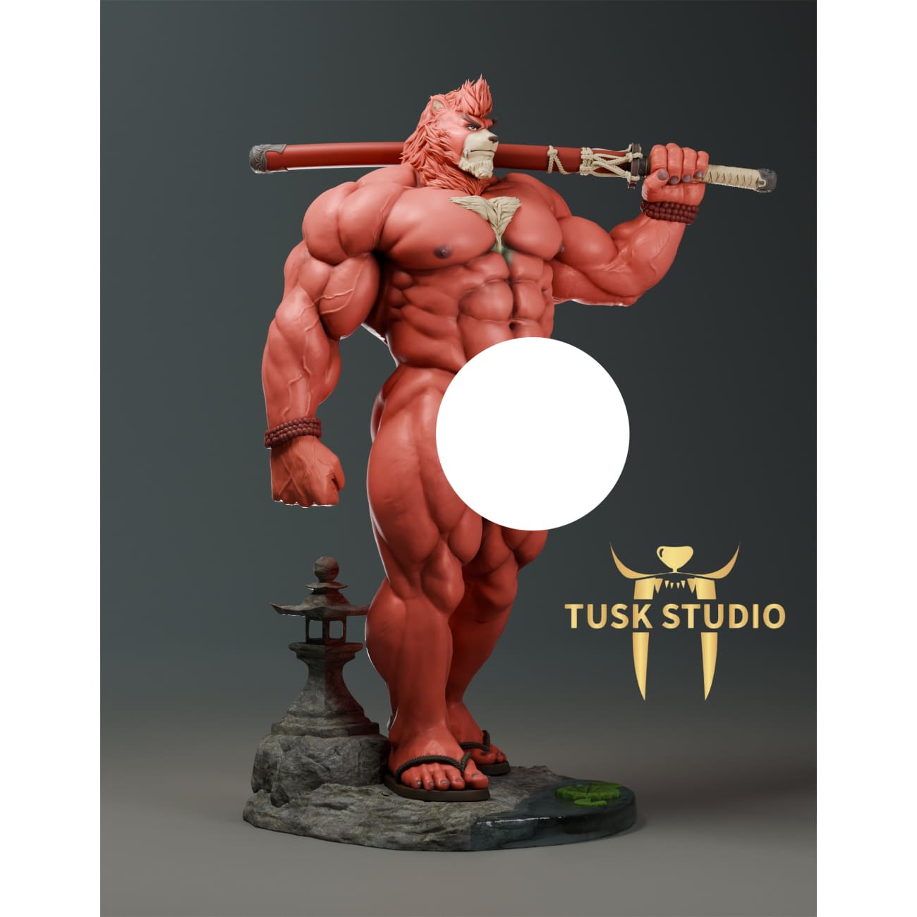 TusK Studio - Kumatetsu Statue
