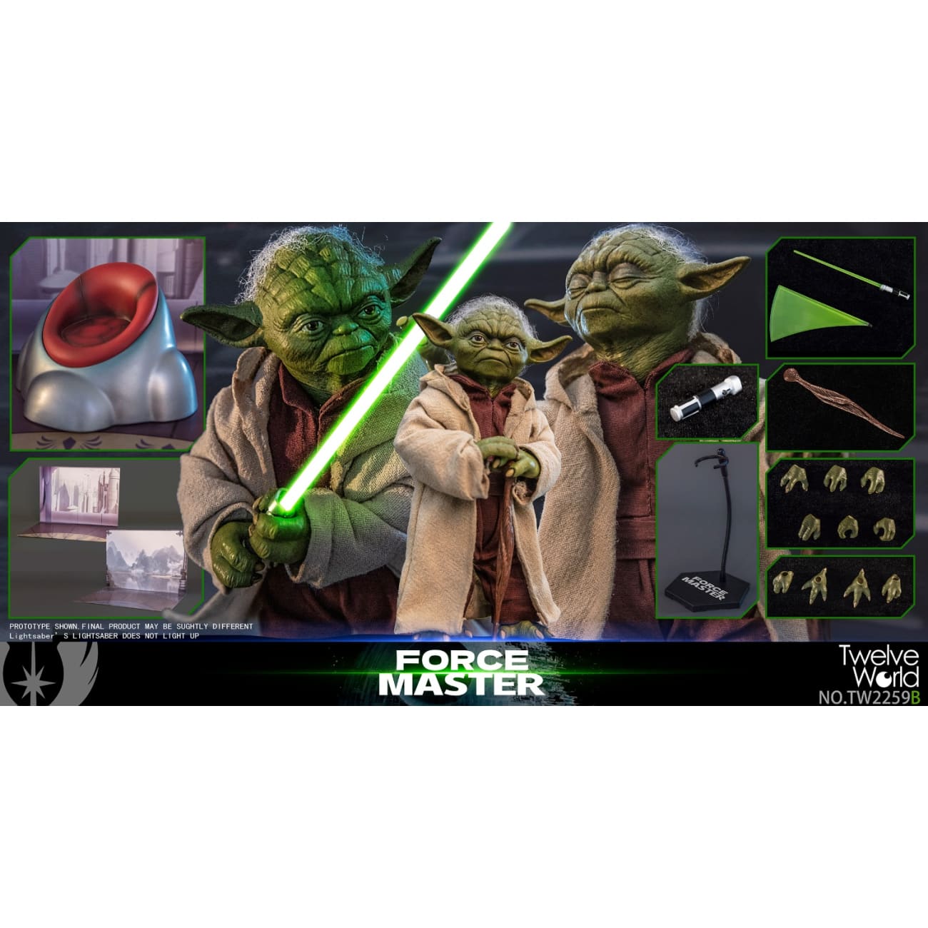 TWTOYS - Force Master Yoda [2 Variants]