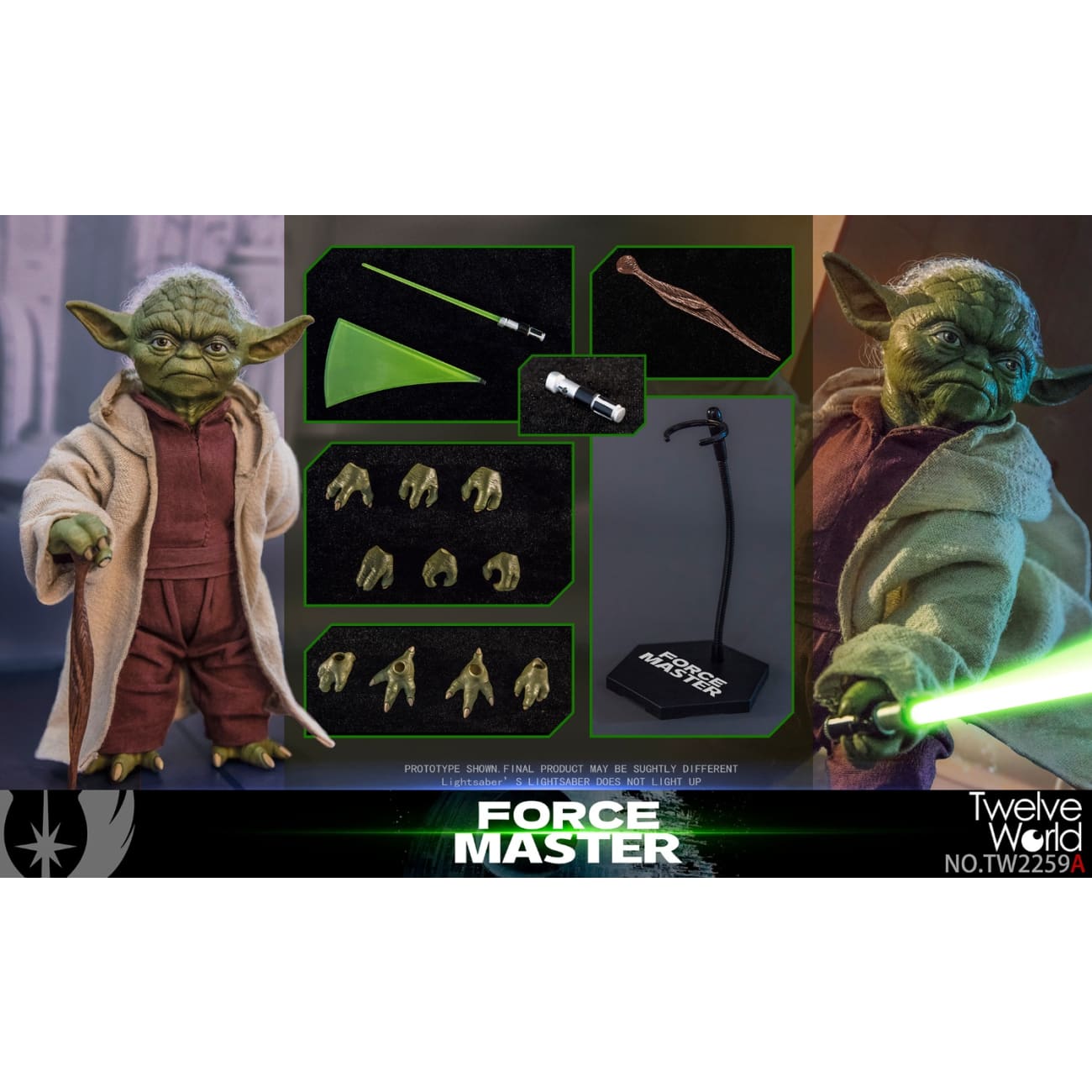 TWTOYS - Force Master Yoda [2 Variants]