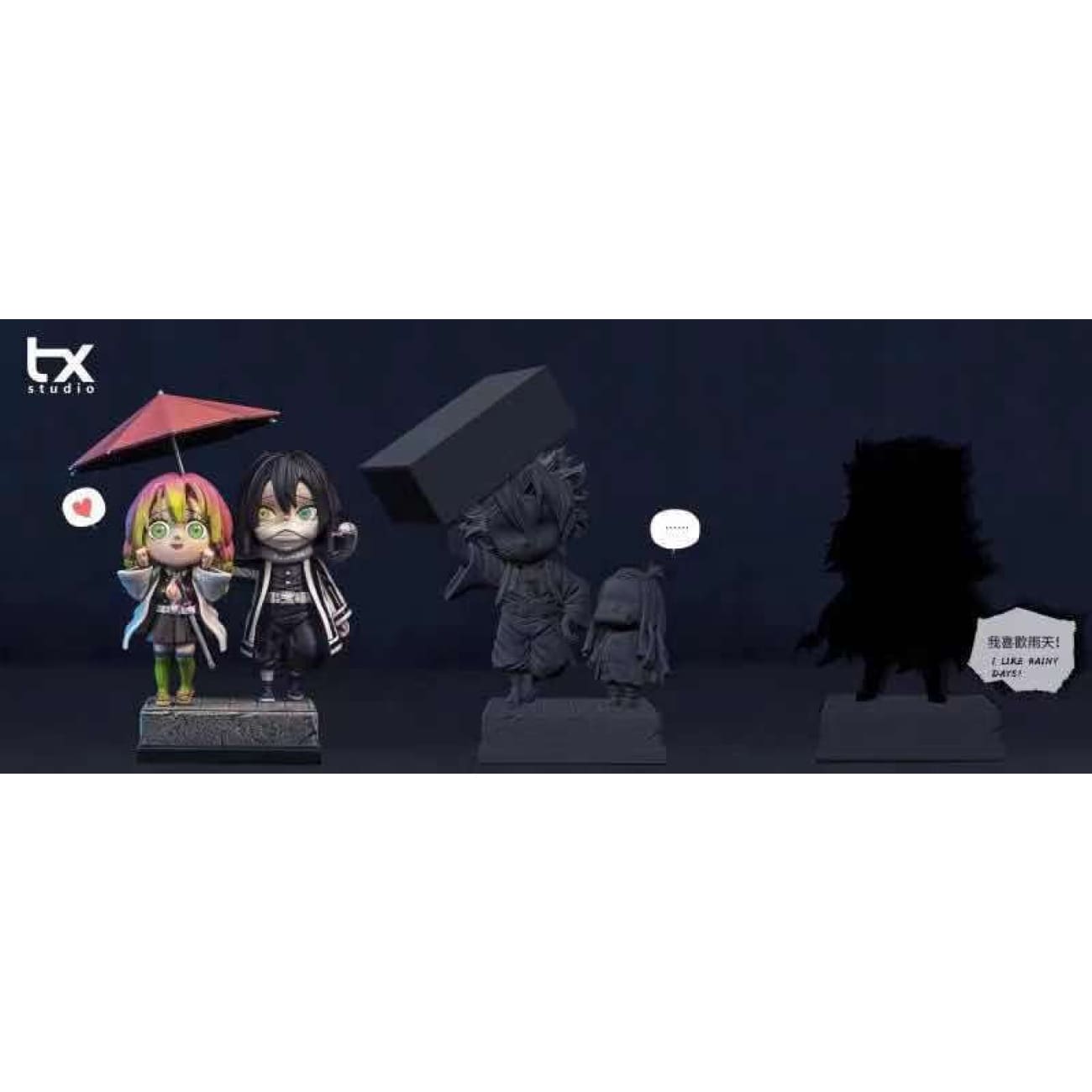 TX Studio -  Love Pillar Kanroji Mitsuri and Serpent Pillar Iguro Obanai