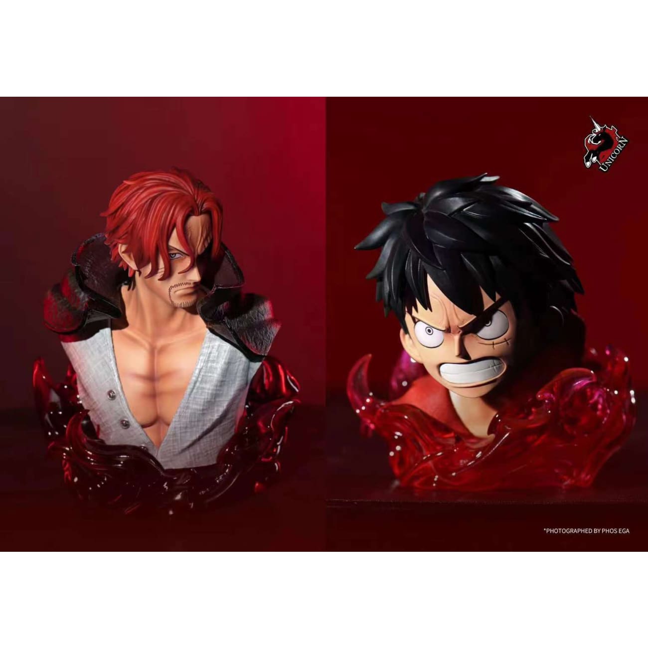 Unicorn Studio - Straw Hat Pirates Luffy & Red Hair Shanks