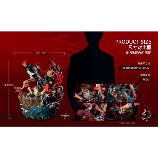 Unicorn Studio - Straw Hat Pirates Luffy & Red Hair Shanks