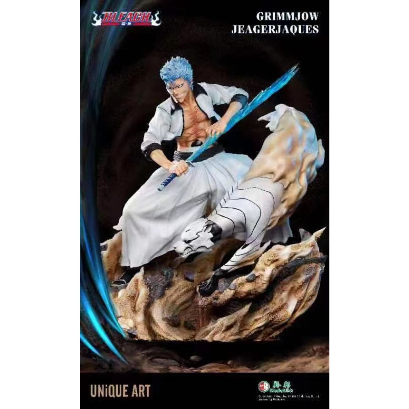 Unique Art X Medialink - Grimmjow Jaegerjaquez [1/4 Scale]