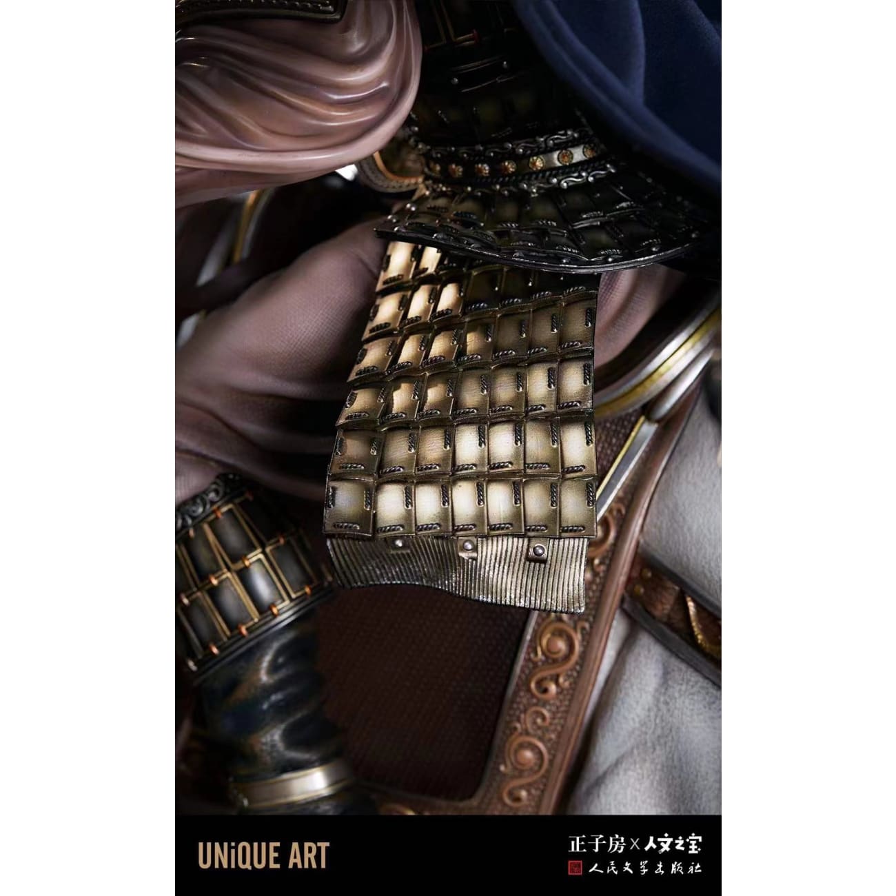 Unique Art - Zhao Yun [black / Gold Armour] [1/4 Scale]
