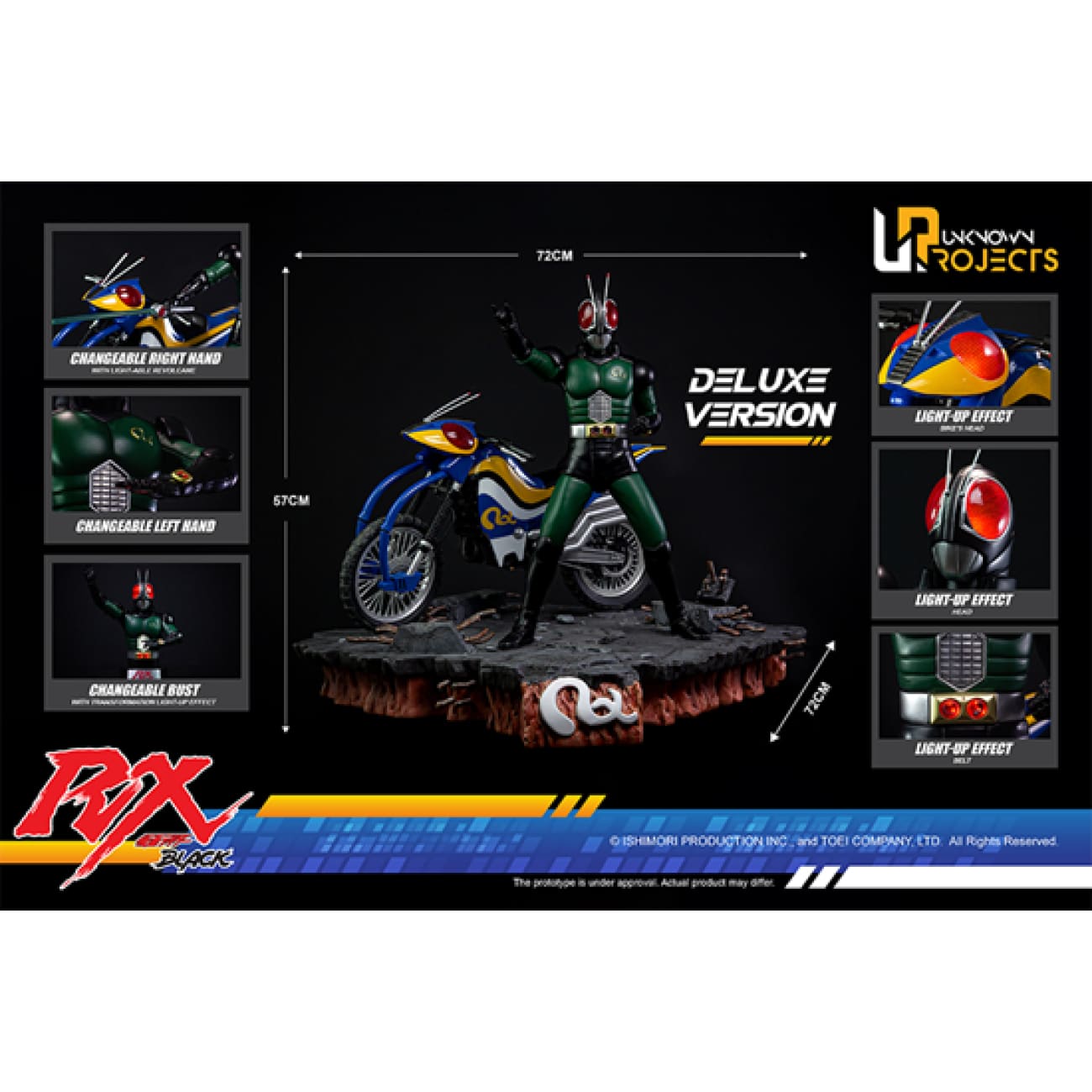 Unknown Projects - Masked Rider Black RX [Regular Version / Deluxe Version]