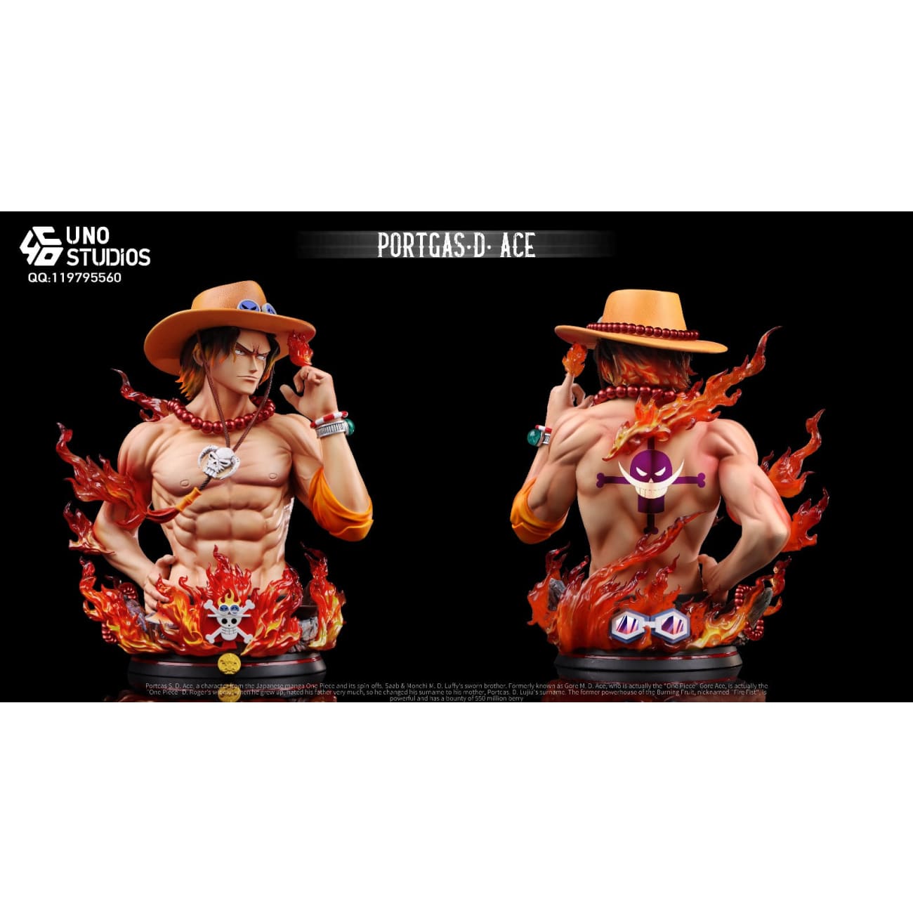 UNO Studio - Portgas D. Ace Bust