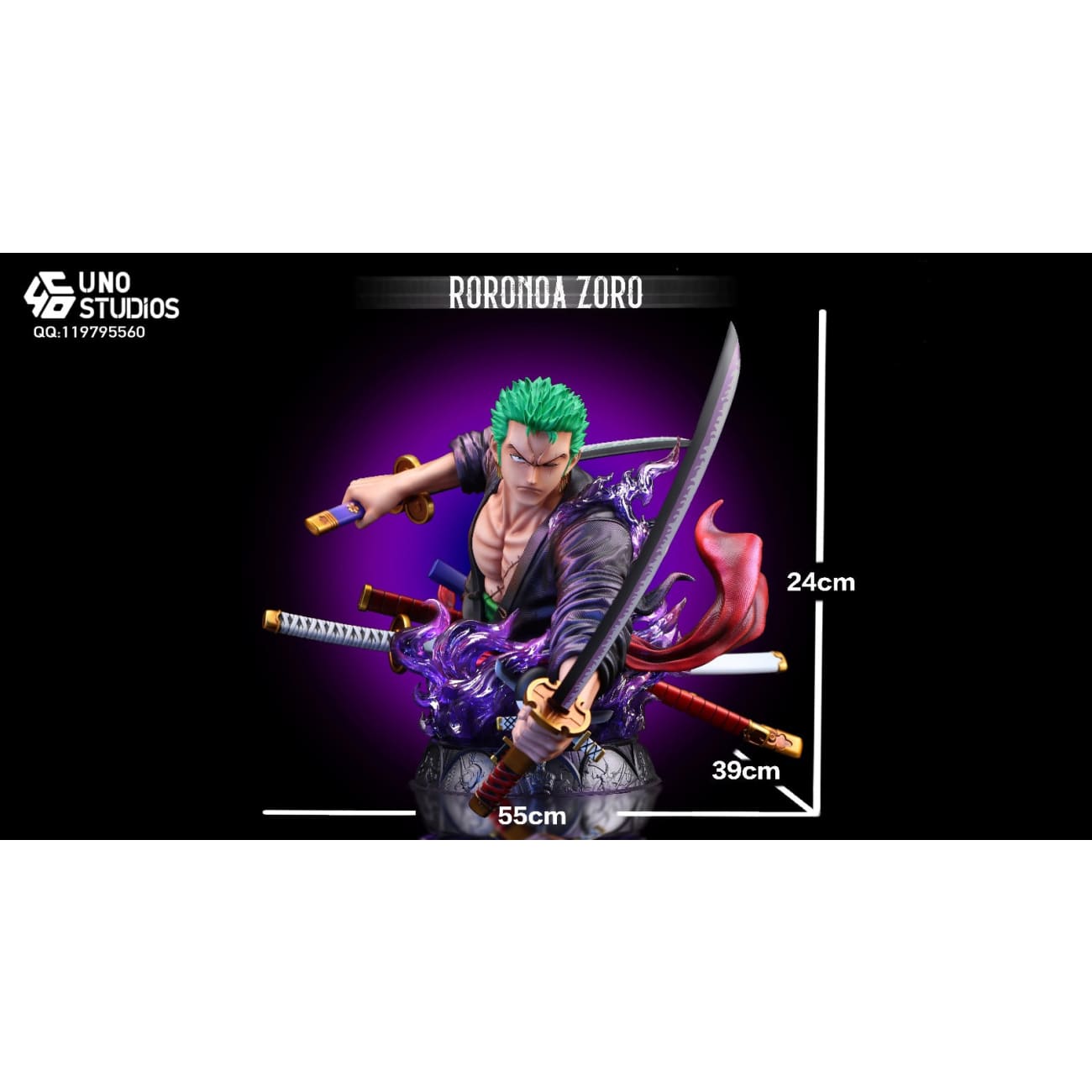 UNO Studio - Roronoa Zoro Bust