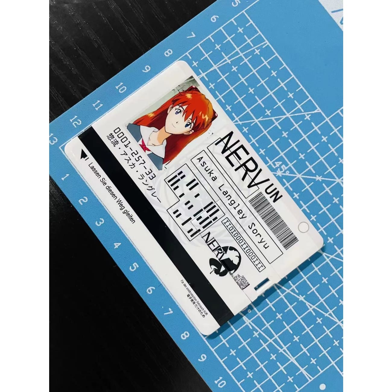USB NERV ID Card Asuka Langley Soryu / Rei Ayanami / Shinji Ikari