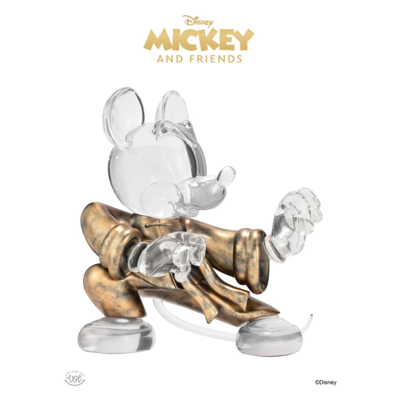 Vg Toys - Mickey Mouse Kungfu [clear / Gold and Black]