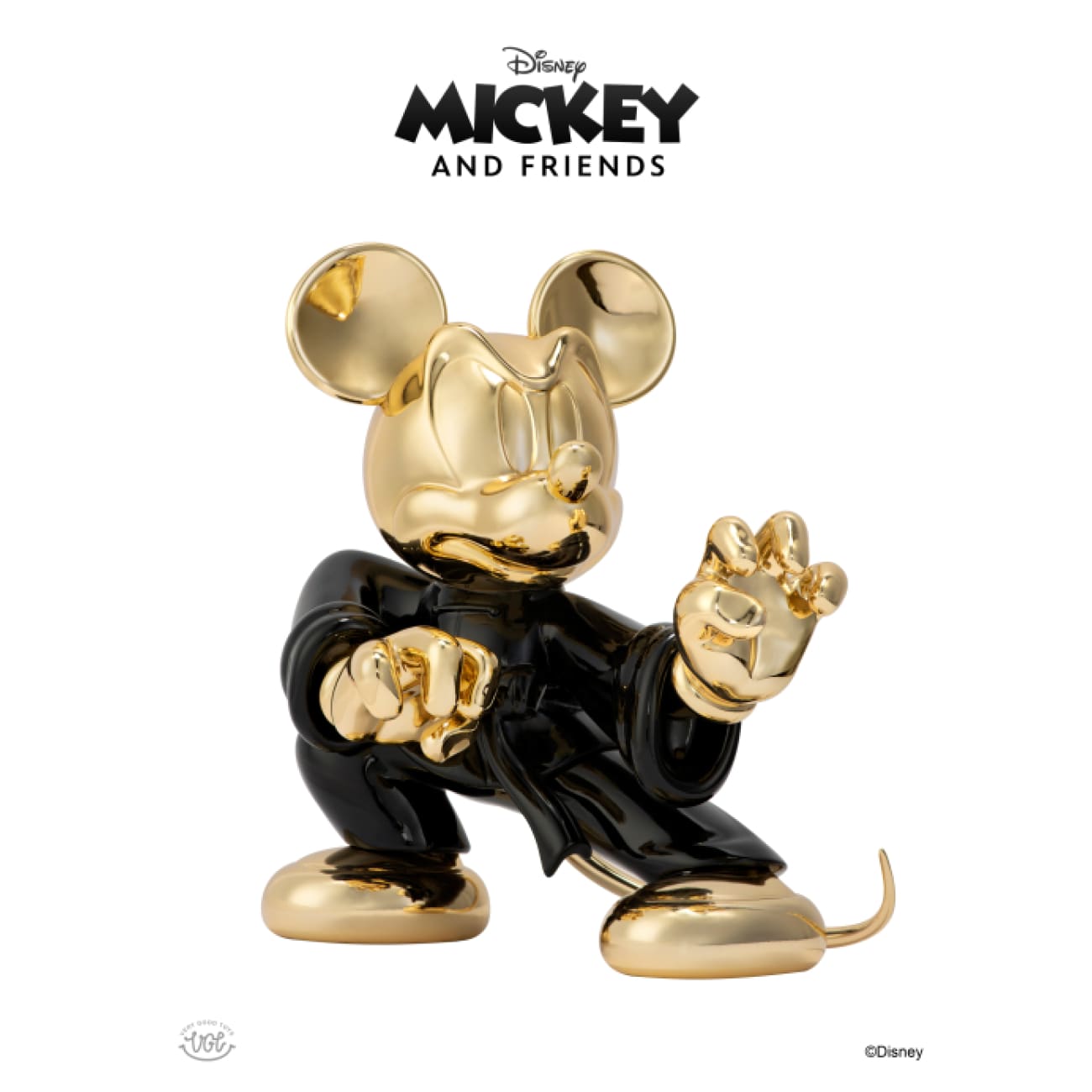 Vg Toys - Mickey Mouse Kungfu [clear / Gold and Black]
