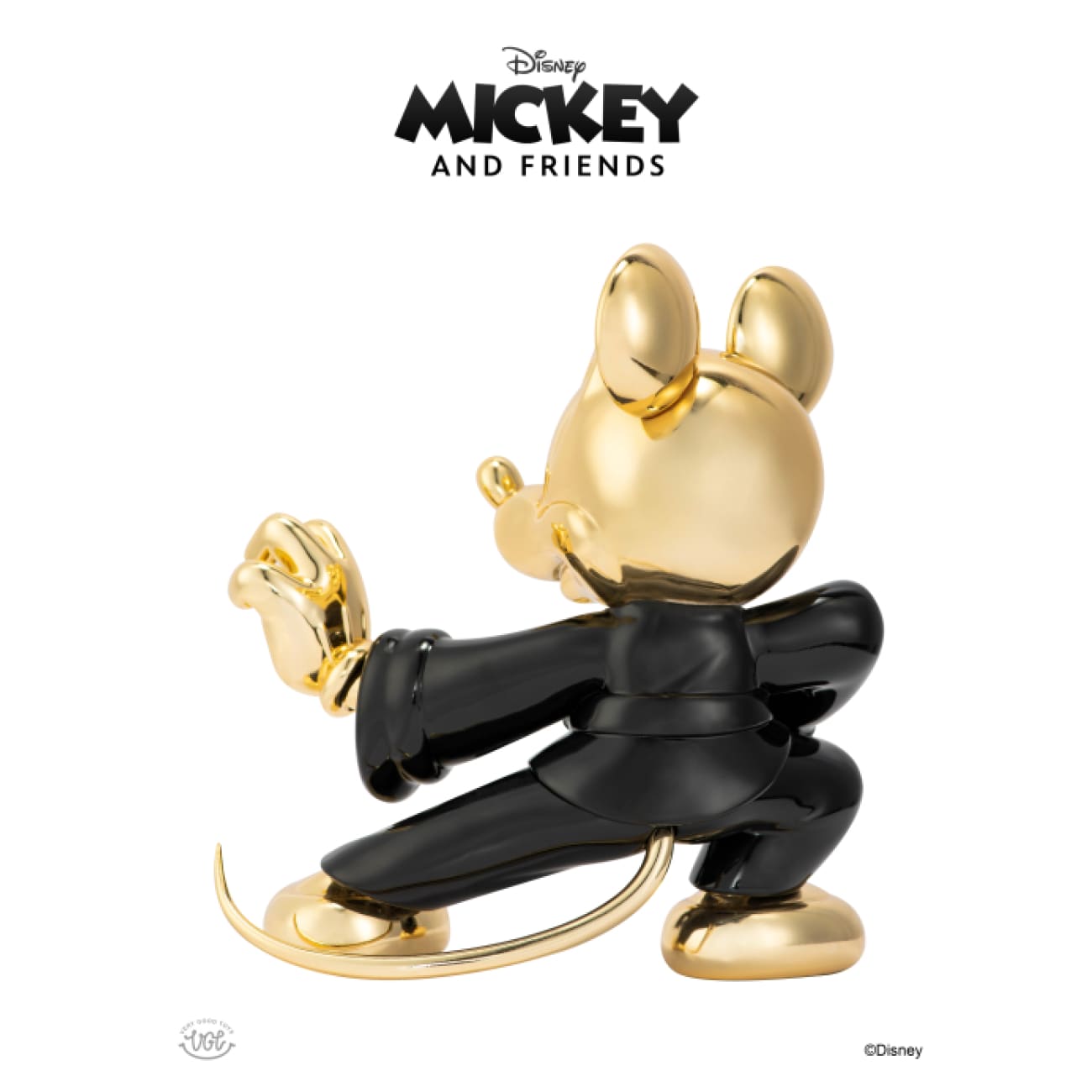 Vg Toys - Mickey Mouse Kungfu [clear / Gold and Black]
