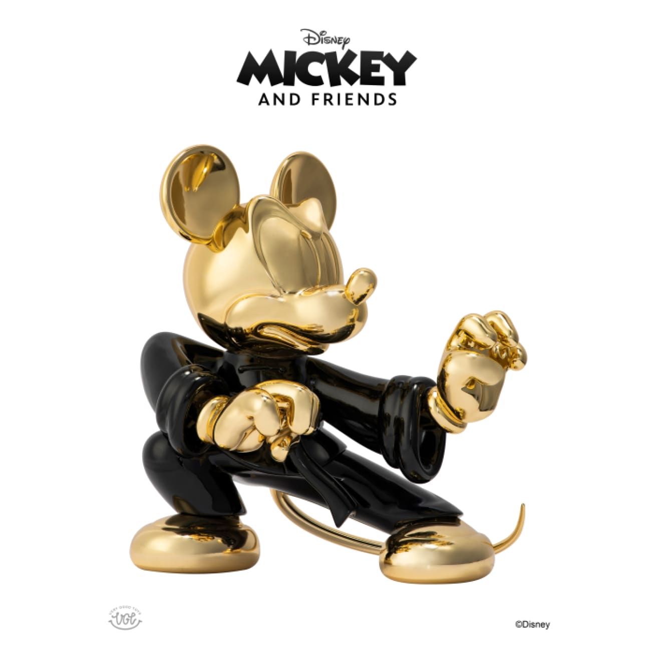 Vg Toys - Mickey Mouse Kungfu [clear / Gold and Black]