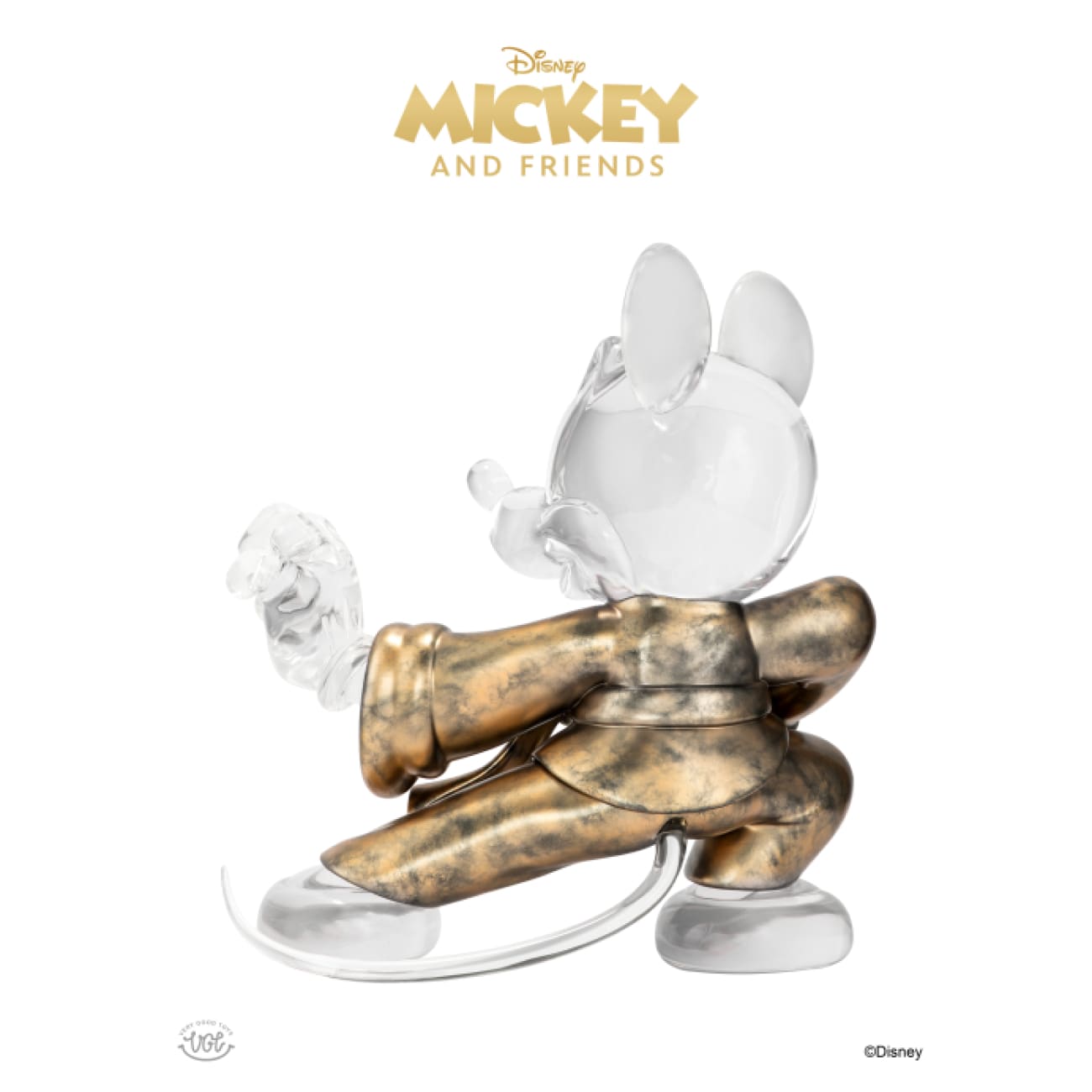 Vg Toys - Mickey Mouse Kungfu [clear / Gold and Black]
