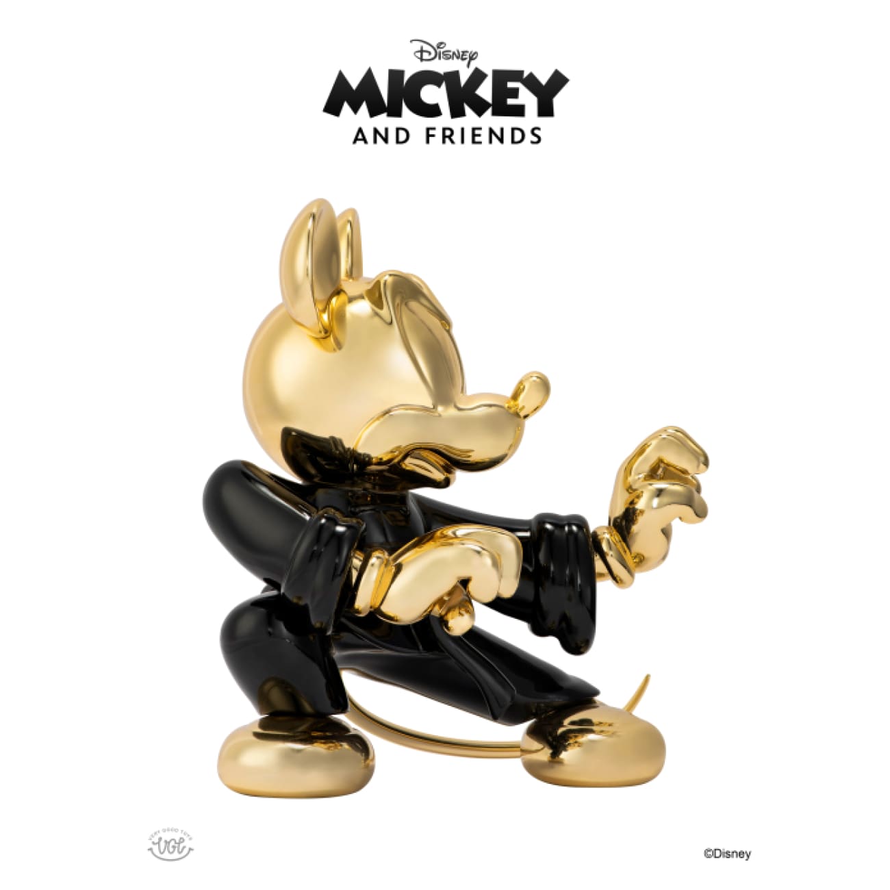 Vg Toys - Mickey Mouse Kungfu [clear / Gold and Black]