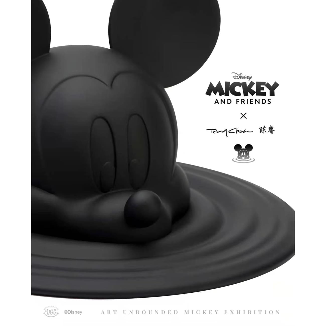 VGT  -  Ripple Mickey [Classic Black/ Limited edition Metallic Silver]