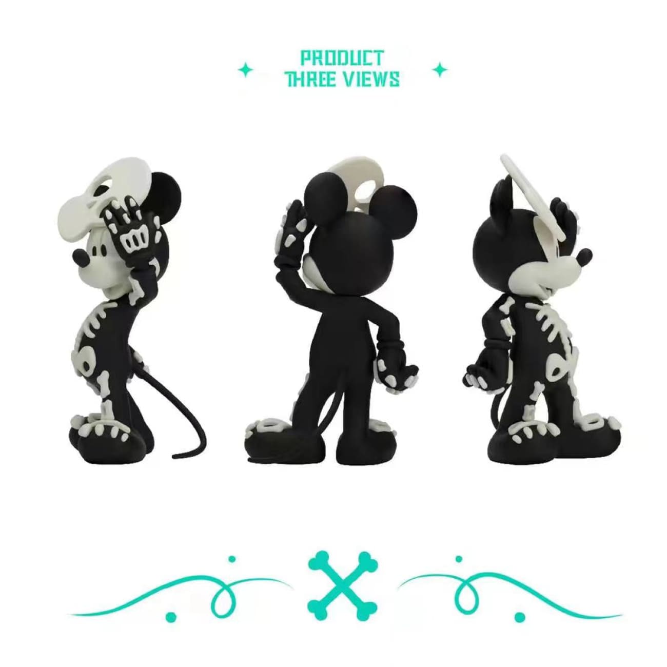 VGTOYS - Halloween Mickey Black with Skeleton [2 variants]