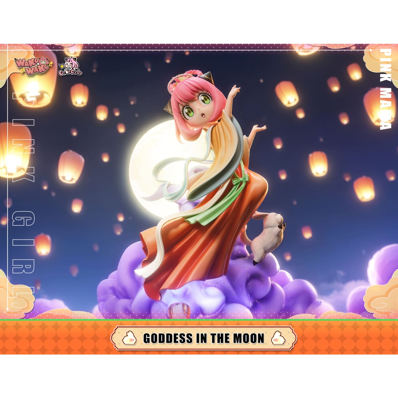 WakuWaku Studio x GULUGULU Studio - Anya Cosplaying as Chang'e