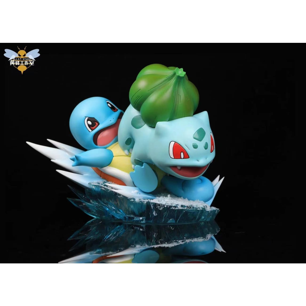 WASP Studio - Bulbasaur & Squirtle Skiing