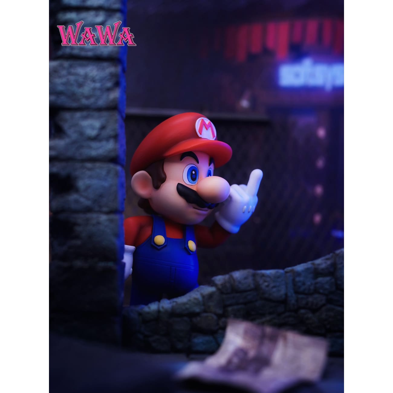 WAWA Studio - Middle Finger Mario