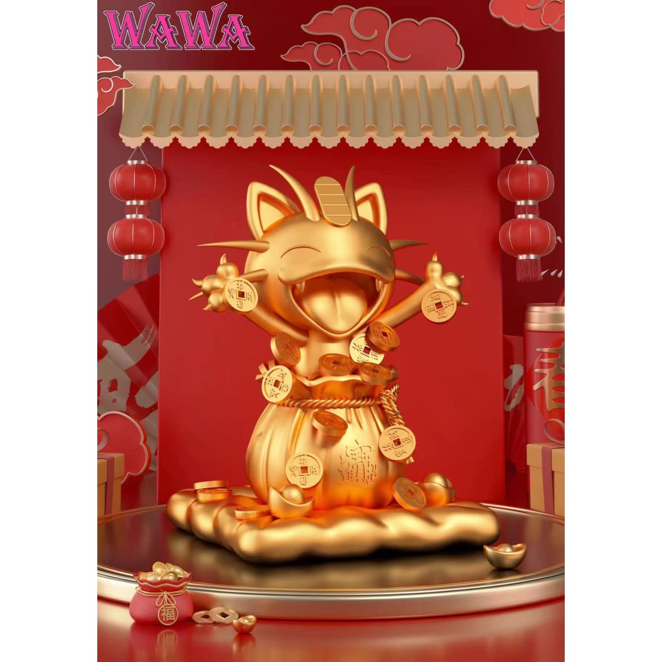 WAWA Studio - Throwing Coin Meowth [2 Variants]