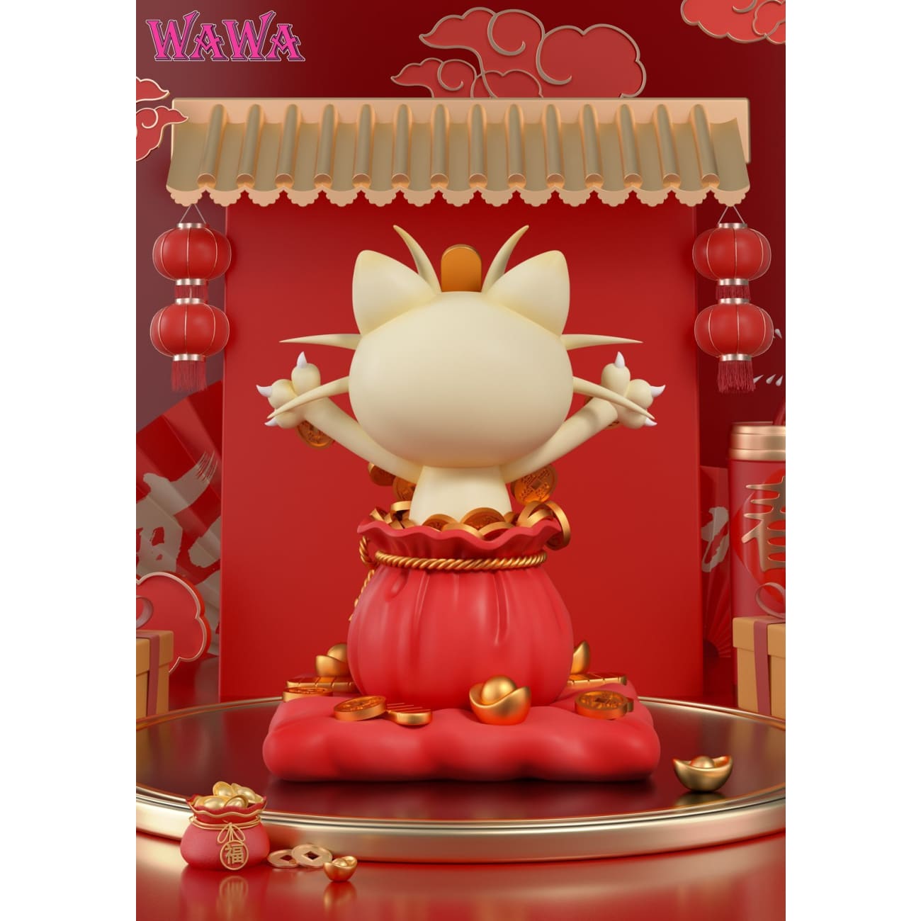WAWA Studio - Throwing Coin Meowth [2 Variants]