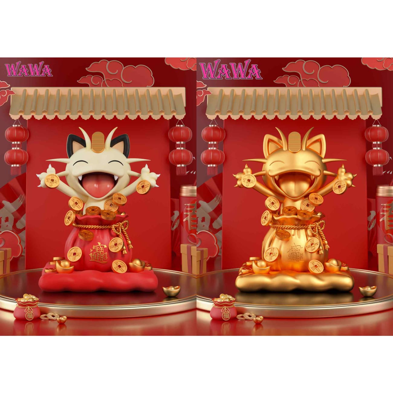 WAWA Studio - Throwing Coin Meowth [2 Variants]