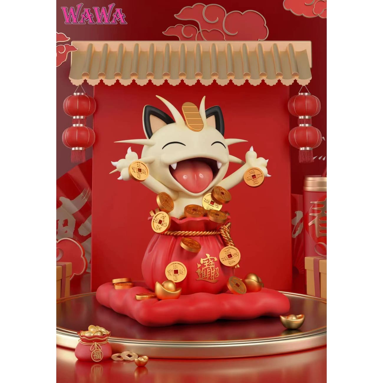 WAWA Studio - Throwing Coin Meowth [2 Variants]