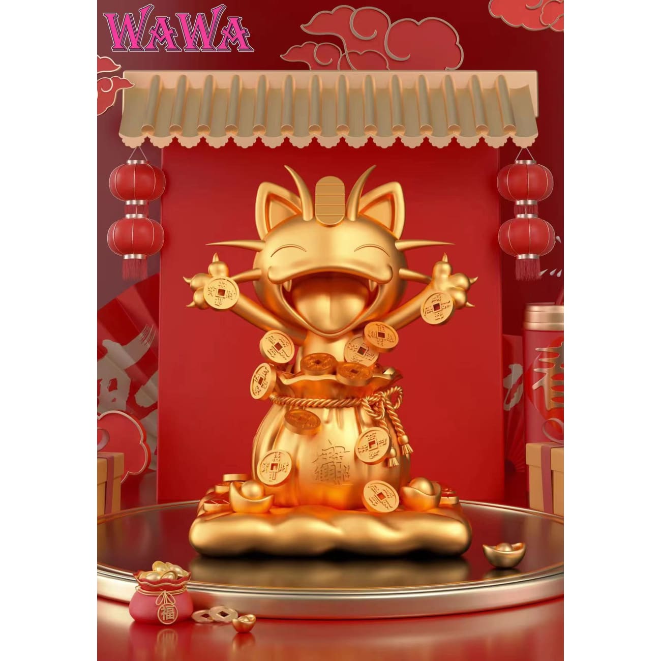WAWA Studio - Throwing Coin Meowth [2 Variants]