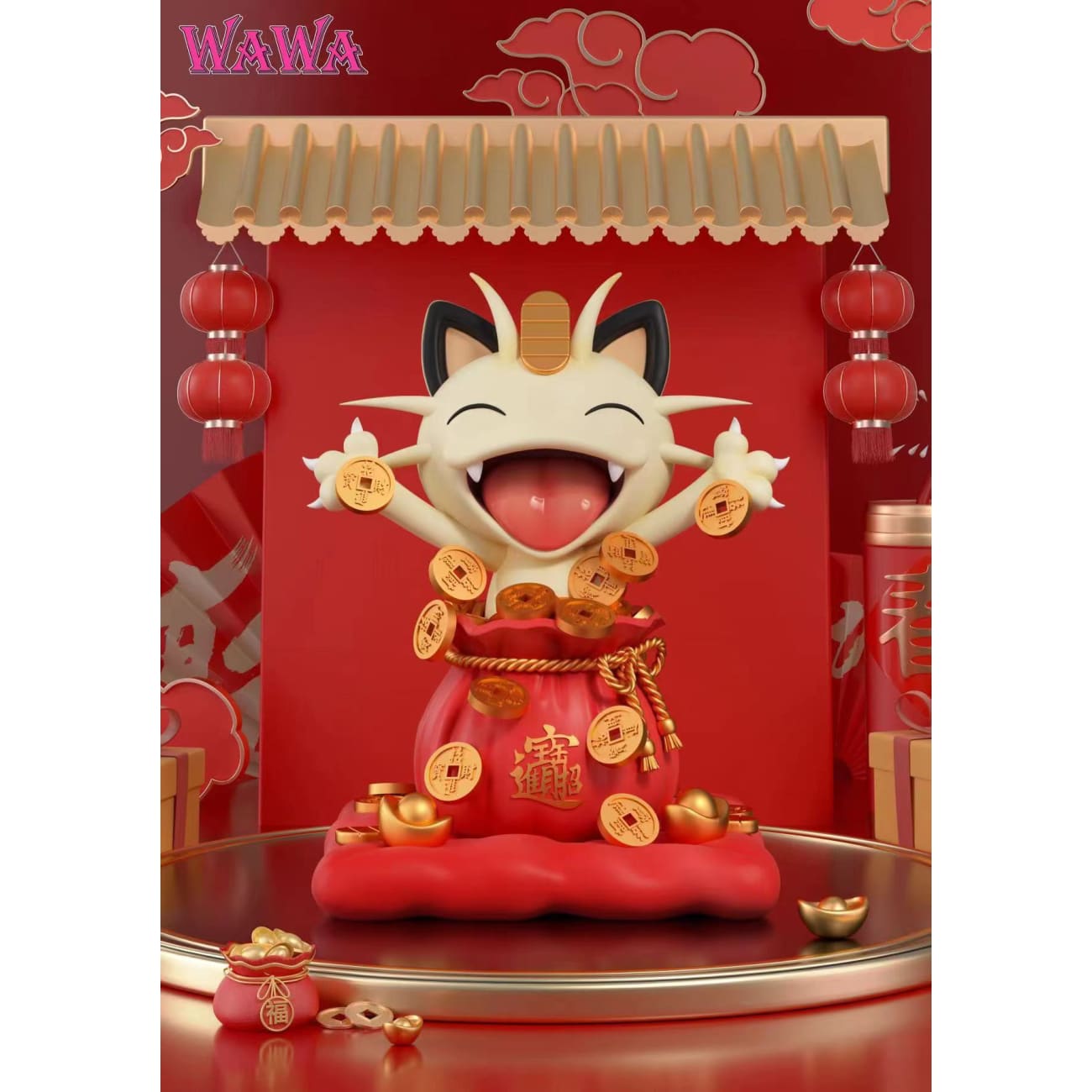 WAWA Studio - Throwing Coin Meowth [2 Variants]