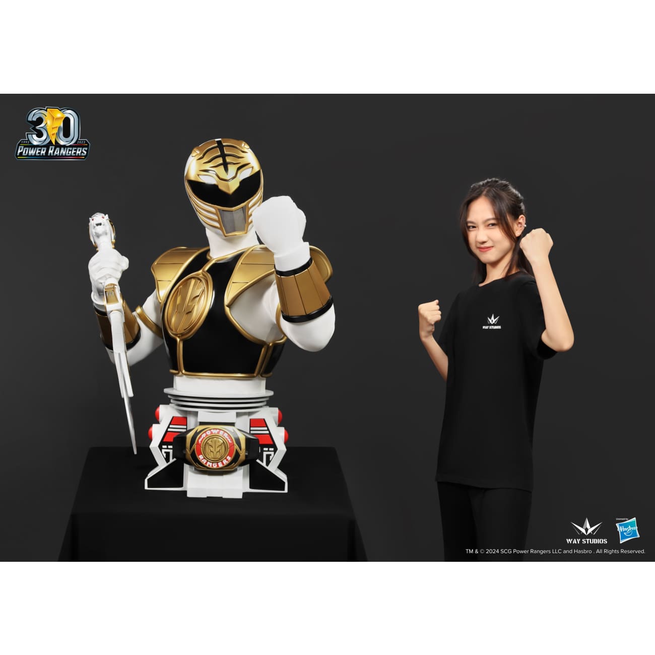 Way Studios - White Ranger Bust