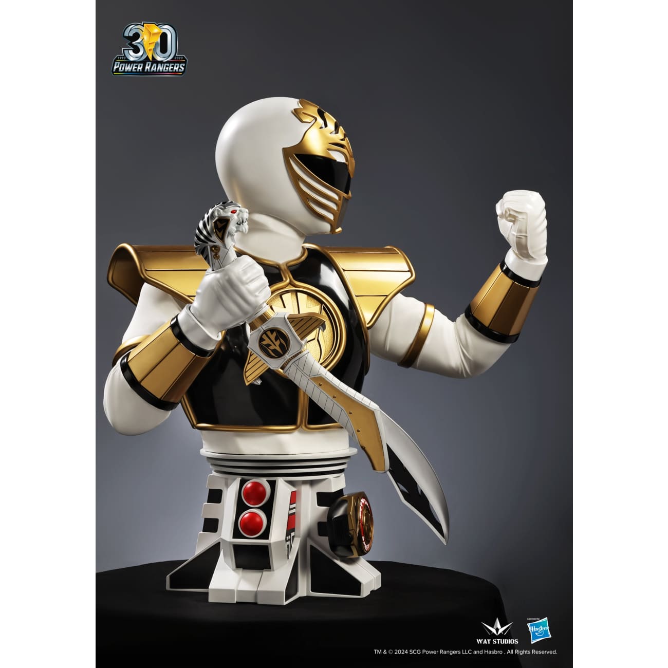Way Studios - White Ranger Bust