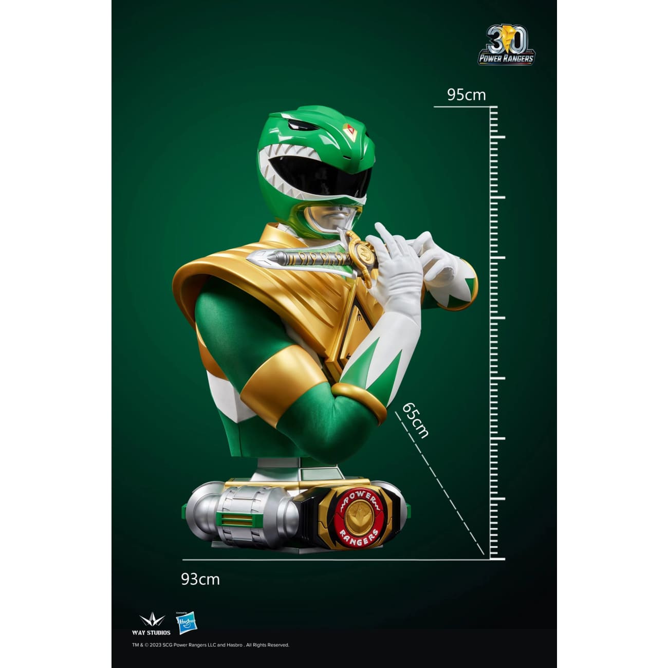 Way Studios x Hasbro - Tommy Oliver / The Green Ranger Bust [Licensed]