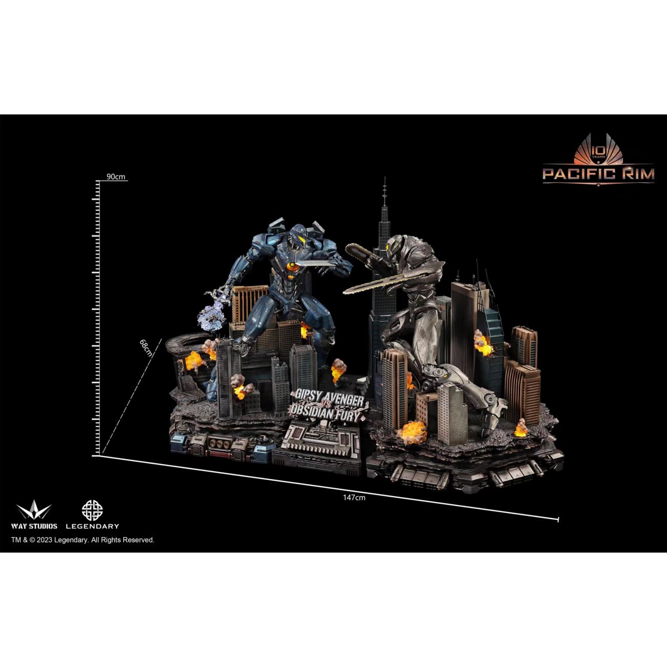 Way Studios x Legendary - Gipsy Avenger VS Obsidian Fury [Licensed] 