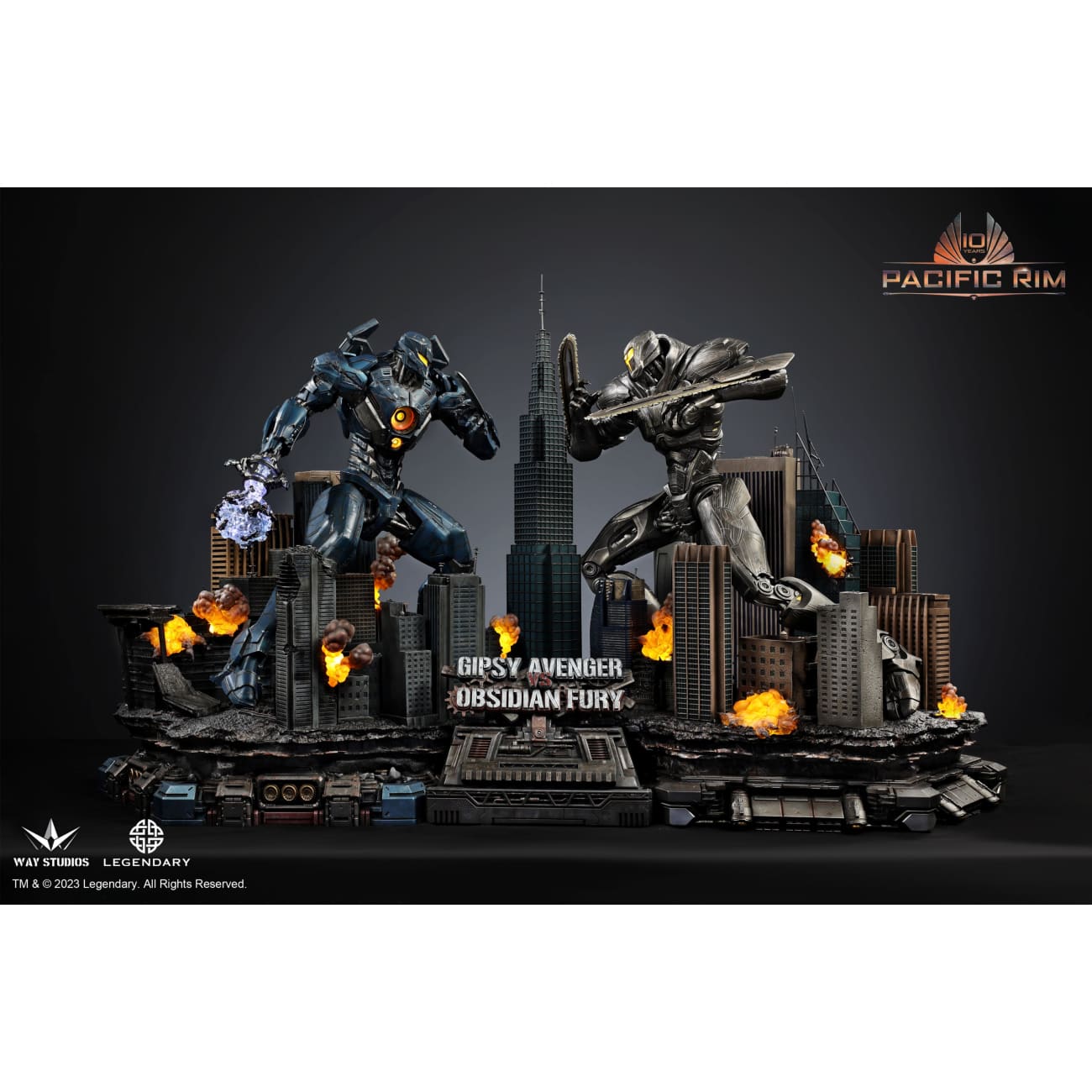 Way Studios x Legendary - Gipsy Avenger VS Obsidian Fury [Licensed] 